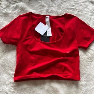 Fabletics Red Crop Top